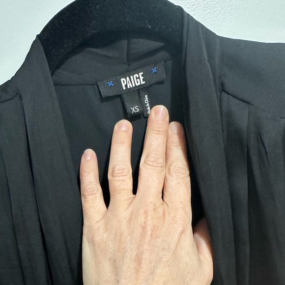 Paige bodysuit, shoulder pads, snap closure, worn once - Picture 2 of 7